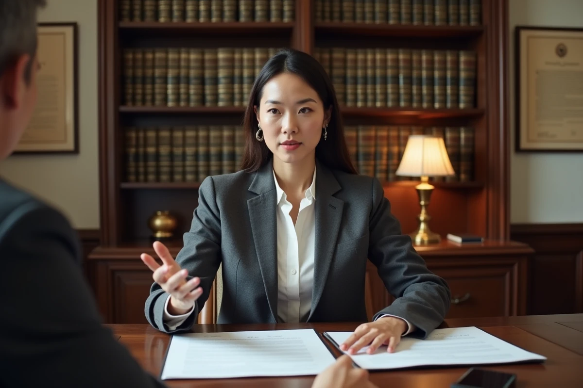 Avocate spécialisée en immobilier conseillant un client sur un recours pour vice caché et protection juridique