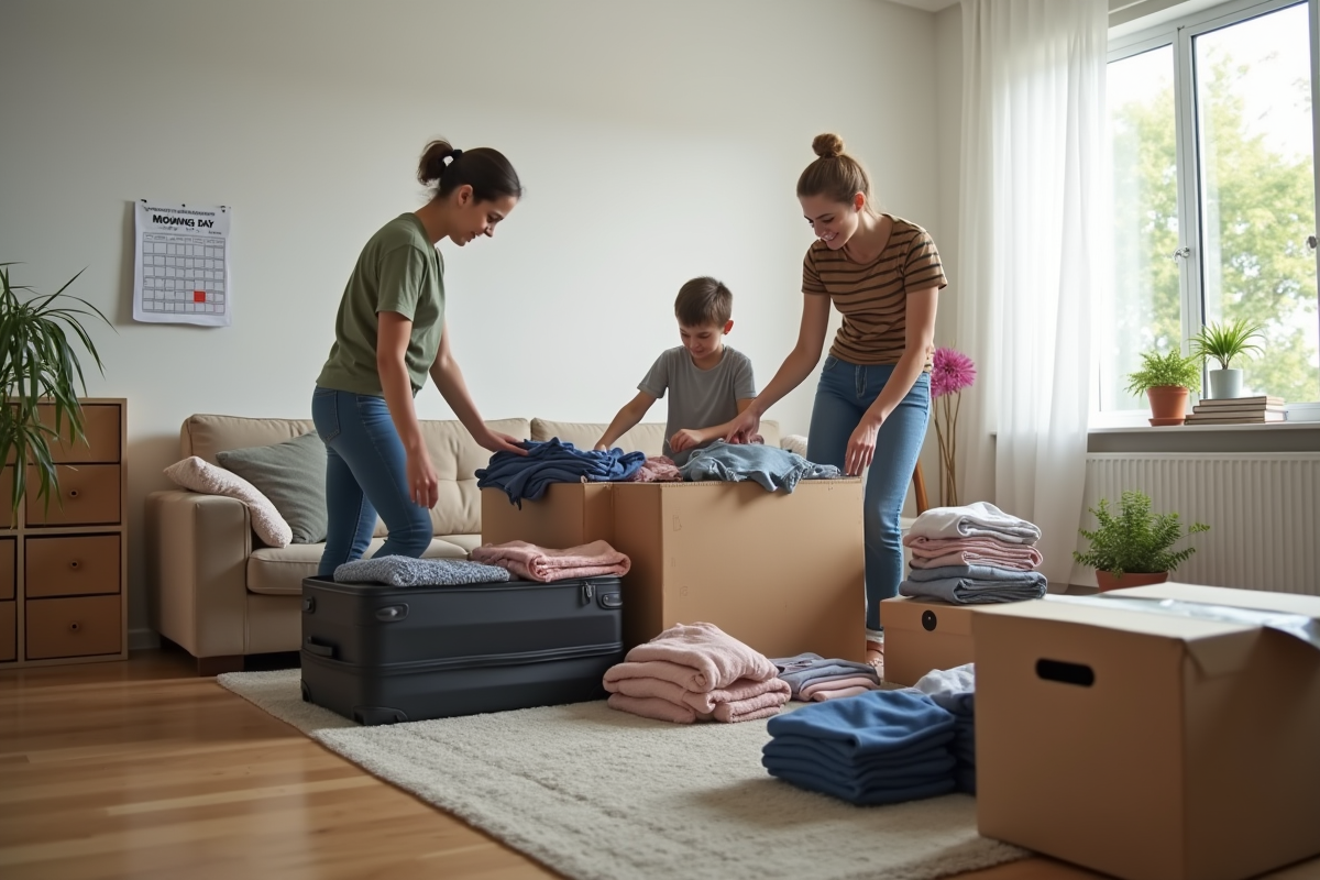 déménagement préparations