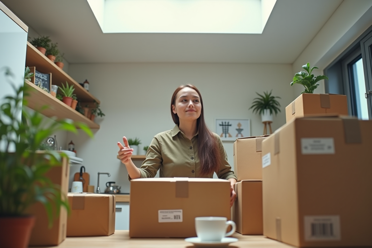 déménagement cartons